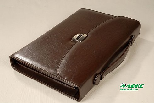Портфель «Меценат», коричневый Алекс, изображение №3